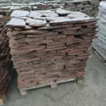 Песчаник Дракон красный галтованный 1 м³ (22-27 м²) обожженный, 20-30 мм для мощения дорожек